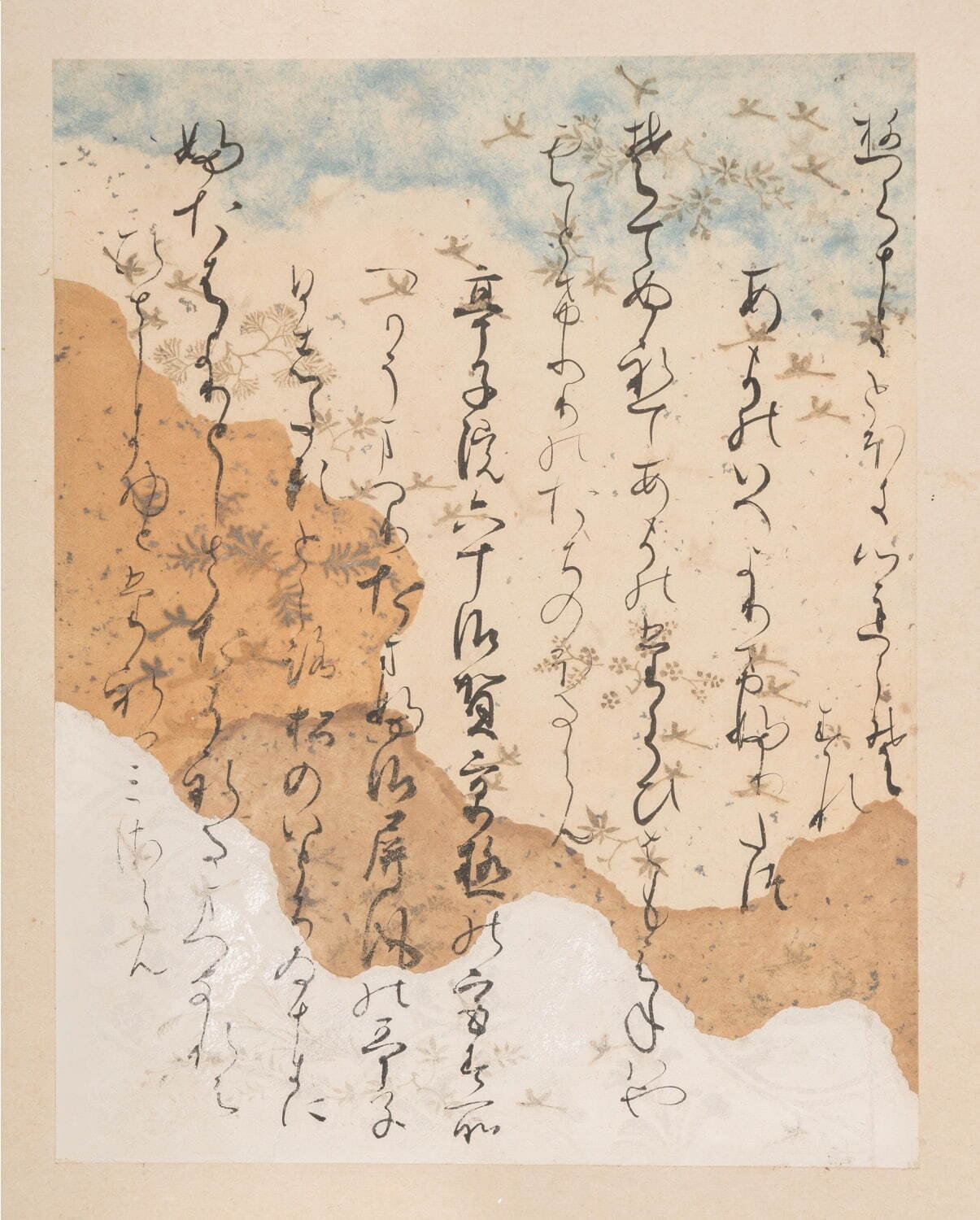 《石山切 伊勢集》 『ひぐらし帖』収載
平安時代 12世紀 MIHO MUSEUM蔵