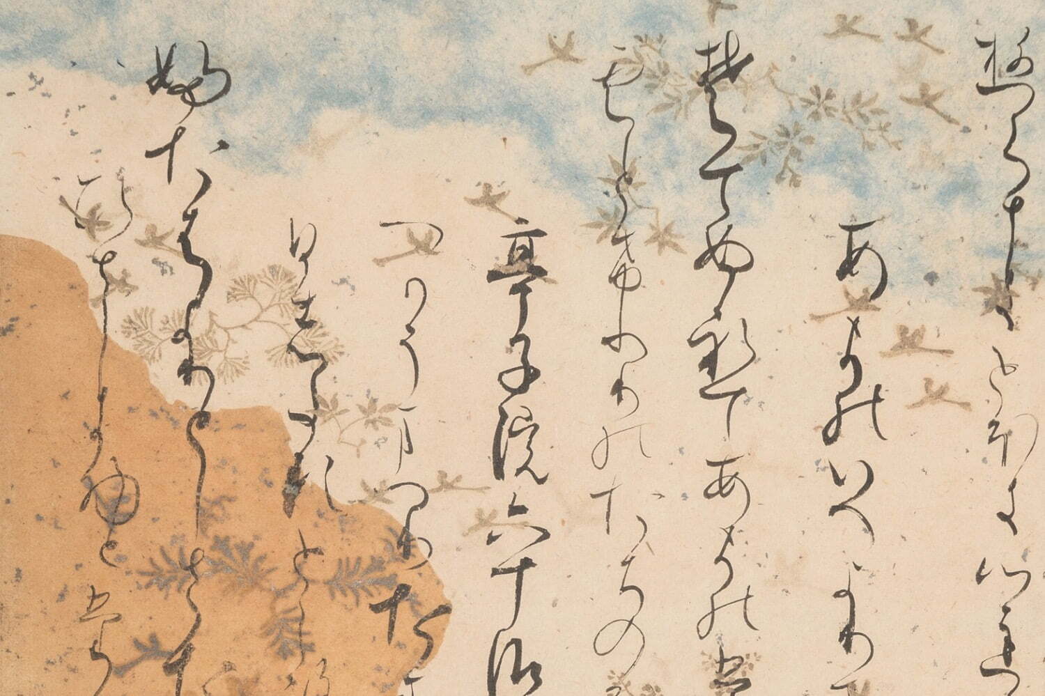 “王朝文化の雅と憧れ”を紹介する展覧会、MIHO MUSEUMで - 古筆の名帖『ひぐらし帖』公開