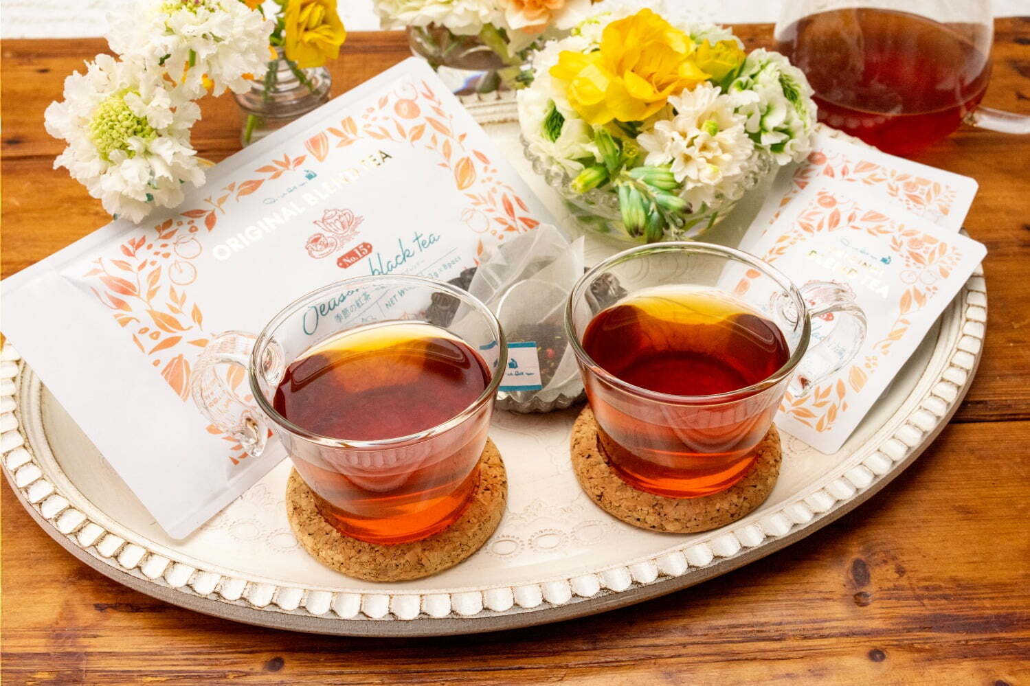 ほうじ茶｜キル フェ ボン「季節の紅茶〜柑橘とカカオのブレンド〜」“まるでオランジェット”な限定ブレンドティー