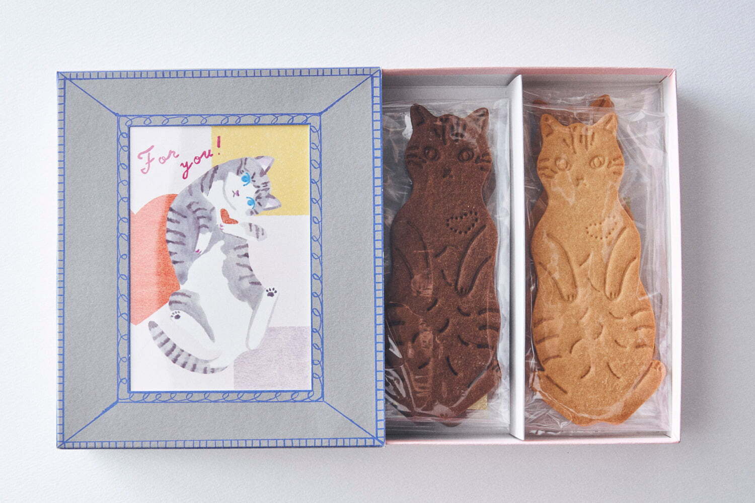 フェアリーケーキフェアのバレンタイン、春色ネコクッキー缶や