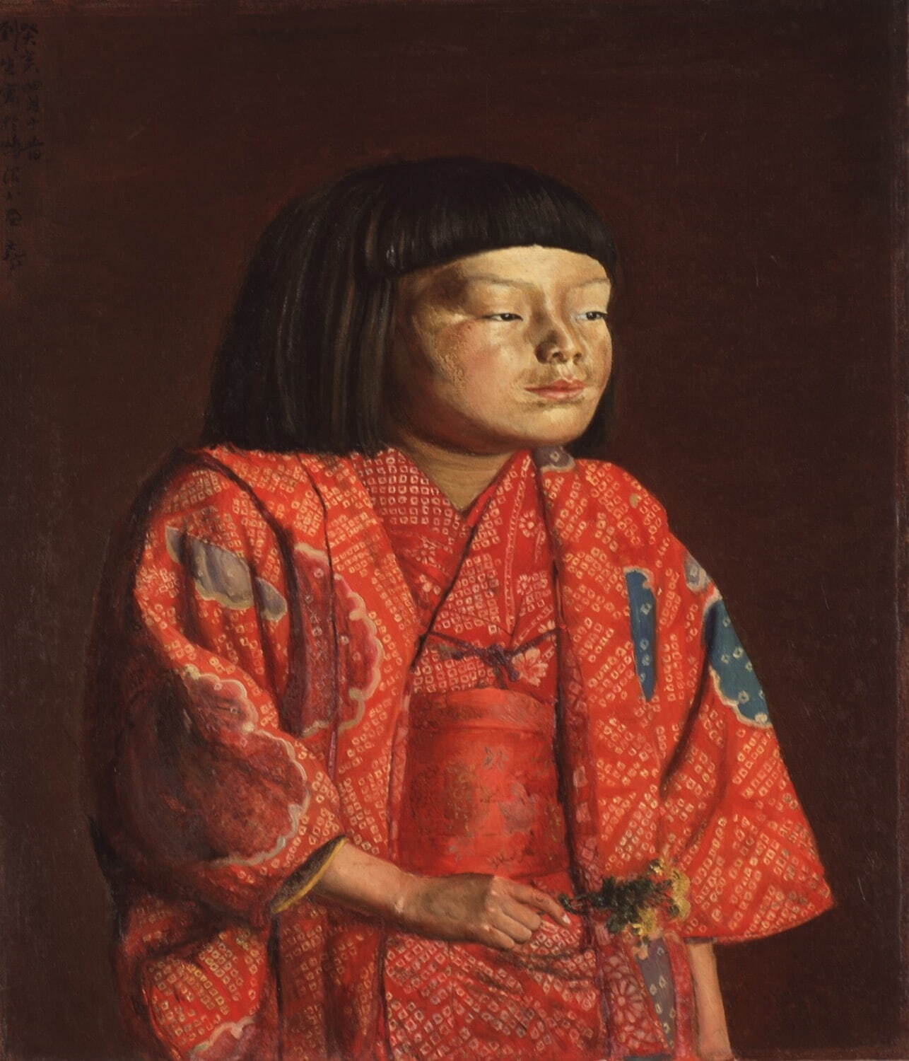 岸田劉生 画帖 蔵出2 楽天市場】岸田劉生 絵画 麗子座像 F6号 送料無料 【複製