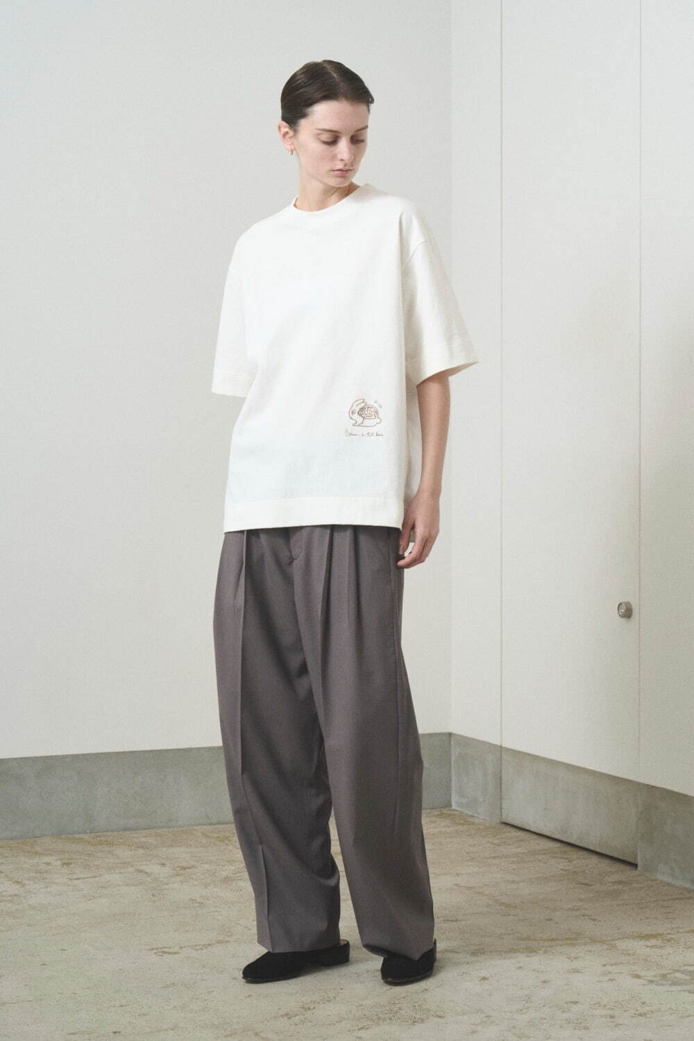 トローヴ×河原シンスケ、和風タッチの“うさぎプリント”デニムジャケット＆パンツ｜写真24