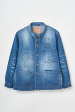 トローヴ×河原シンスケ、和風タッチの“うさぎプリント”デニムジャケット＆パンツ｜写真2