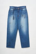 トローヴ×河原シンスケ、和風タッチの“うさぎプリント”デニムジャケット＆パンツ｜写真5