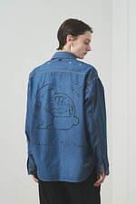 トローヴ×河原シンスケ、和風タッチの“うさぎプリント”デニムジャケット＆パンツ｜写真19