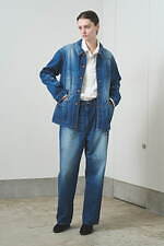 トローヴ×河原シンスケ、和風タッチの“うさぎプリント”デニムジャケット＆パンツ｜写真11