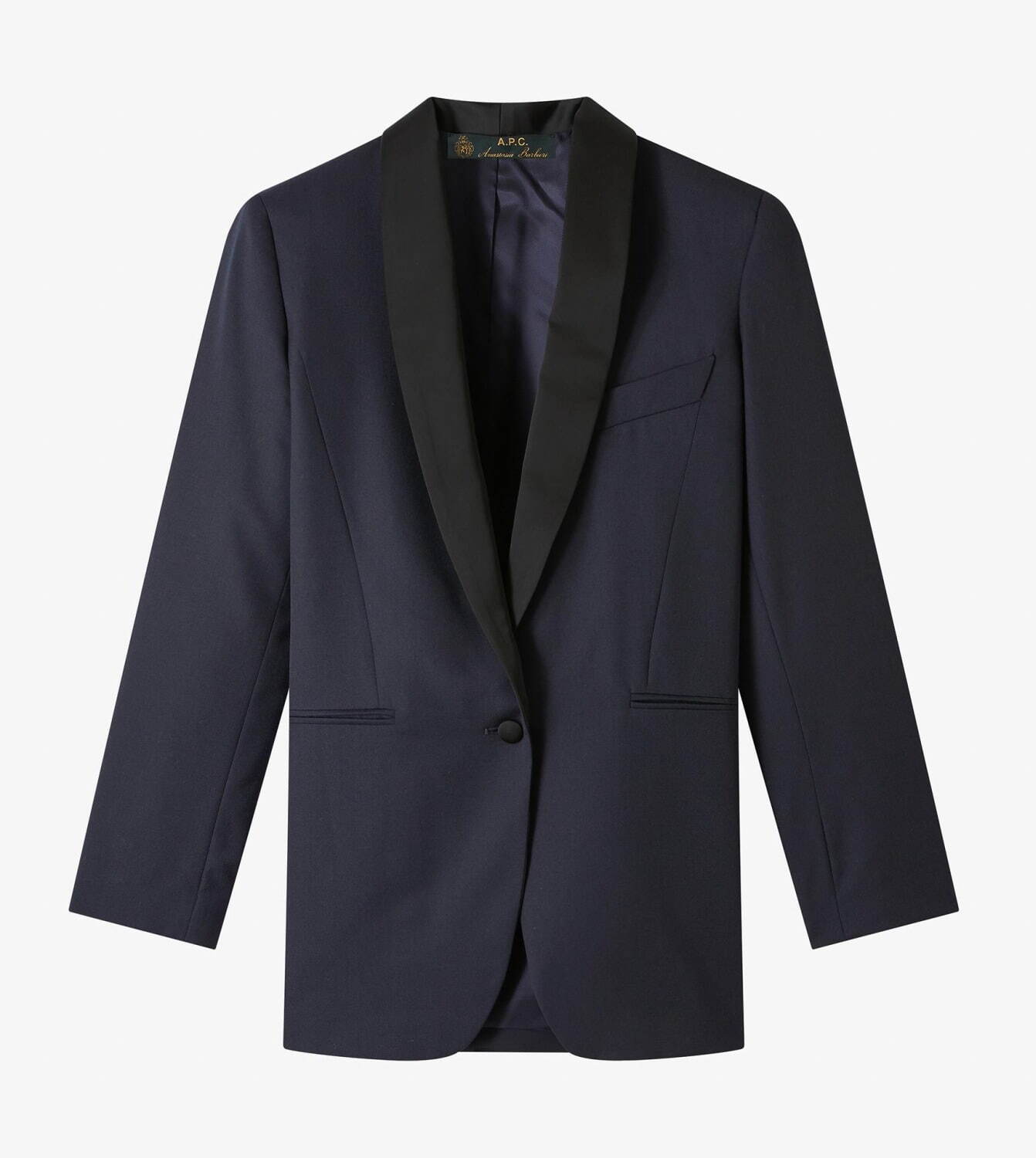 A.P.C.“家紋ボタン”のダブルジャケット＆カトラリー型ピアス、アナスタシア・バルビエリとコラボ｜写真12