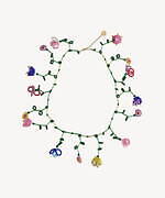 ミュベール新作アクセサリー、立体的な“花”モチーフのビーズネックレス＆イヤリング｜写真3