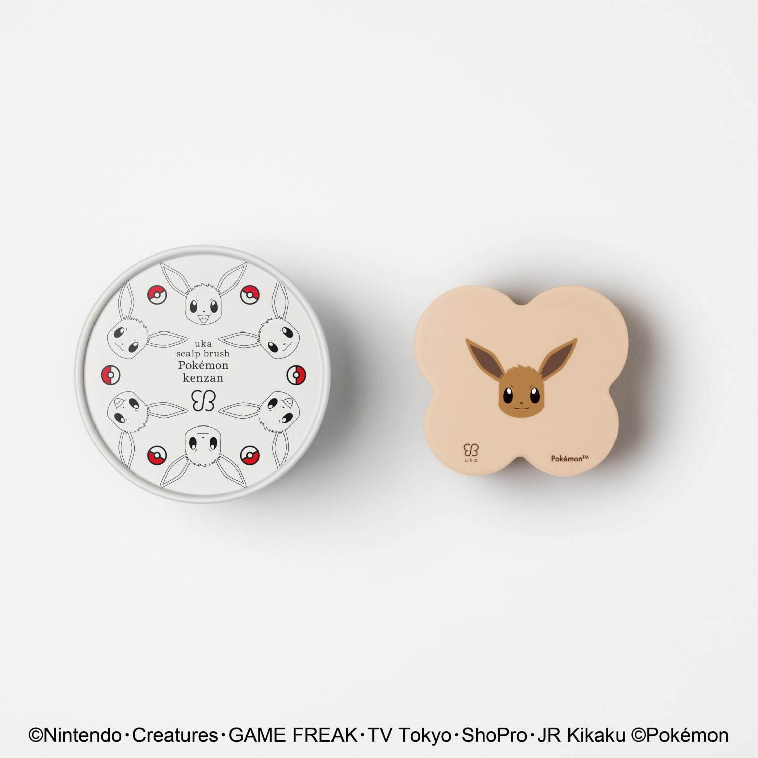 「uka スカルプブラシ ポケモンケンザン」イーブイ 3,190円
