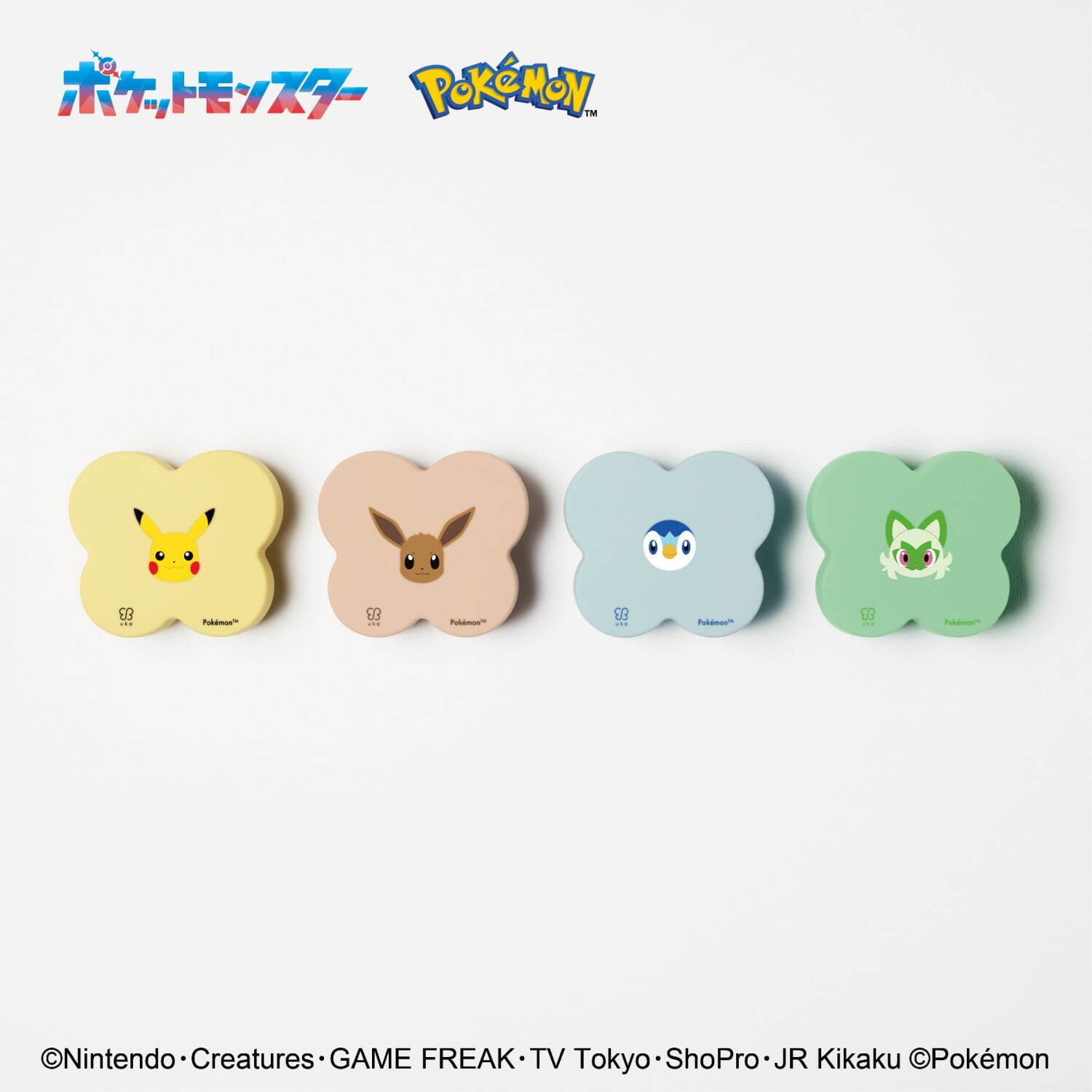 「uka スカルプブラシ ポケモンケンザン」全4種 各3,190円