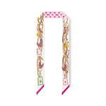 ルイ・ヴィトン“植物園＆本棚”モチーフのシルクスカーフ、ヘアアクセサリーにも｜写真5