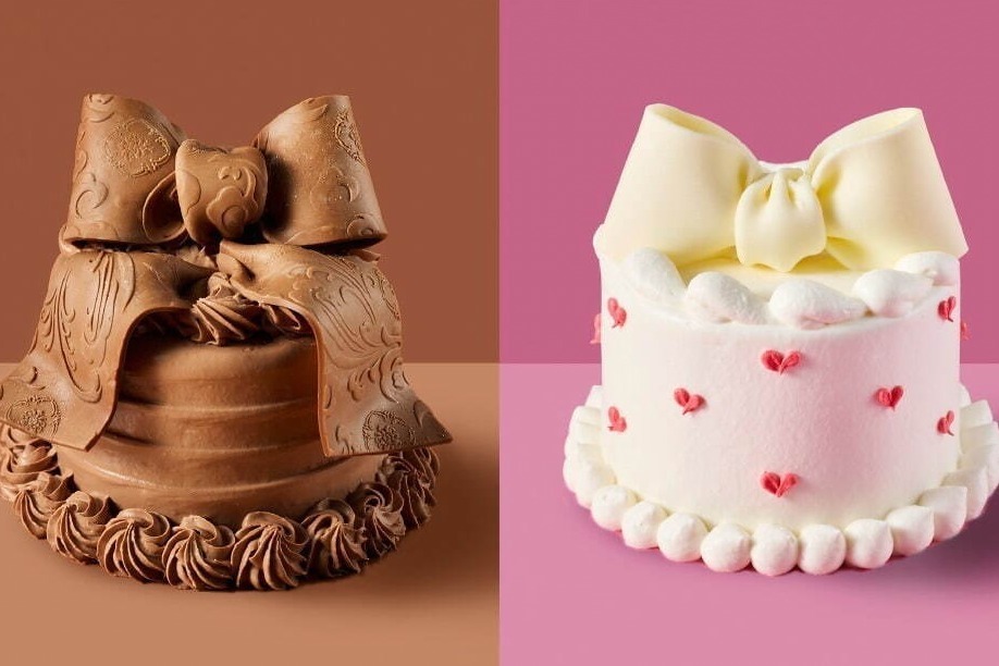 バレンタイン｜“大きなリボン”バレンタイン限定ケーキ、たっぷり苺のチョコケーキなどアトリエ アニバーサリーから