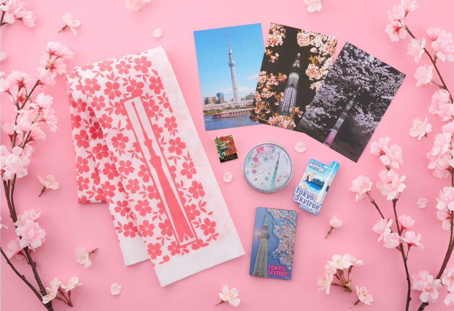 「東京スカイツリー」天望デッキを桜で彩る春イベント、桜カクテルや特別ライティングも｜写真12