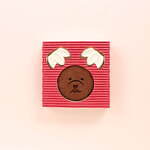 老舗和菓子・亀屋良長“お湯を注ぐだけ”で簡単ホットココア「にっこり犬型」干菓子、バレンタイン限定品｜写真3