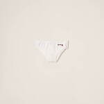 ミュウミュウ × プチバトー“子ども服”着想ロゴTシャツやボディスーツ、コットンの柔らかな着心地で｜写真10