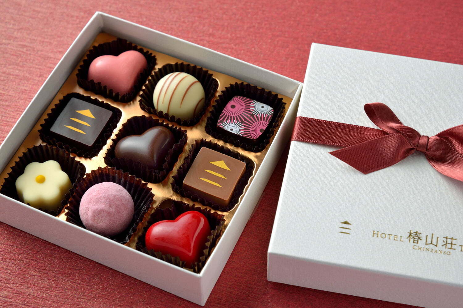 バレンタイン｜ホテル椿山荘東京の25年バレンタイン＆ホワイトデーチョコレート、紅茶香るハート型チョコ