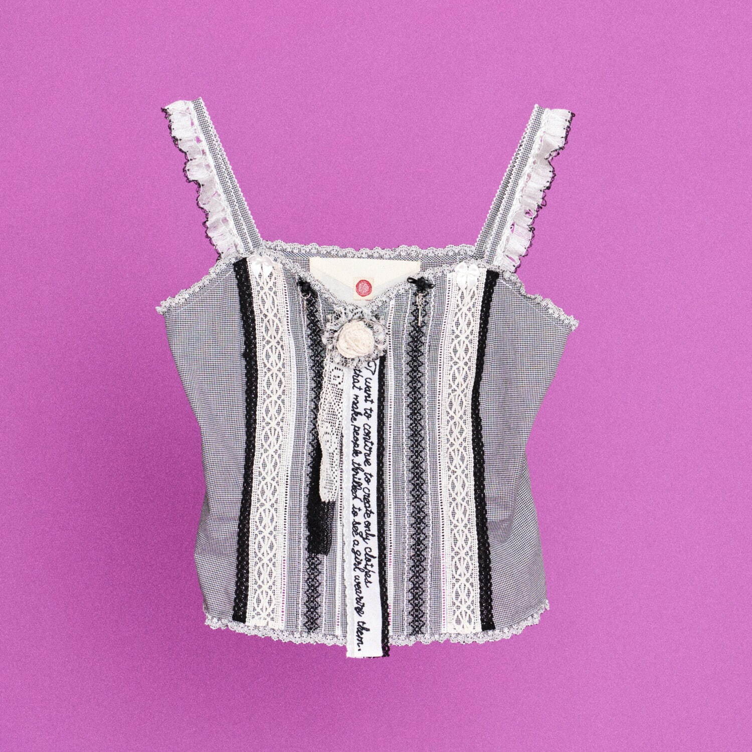 ピンクハウスポッシュ×ルルムウ“1点もの”ウェア、たっぷりリボンのトップスや花柄フリルワンピなど｜写真11
