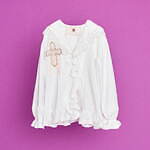 ピンクハウスポッシュ×ルルムウ“1点もの”ウェア、たっぷりリボンのトップスや花柄フリルワンピなど｜写真15