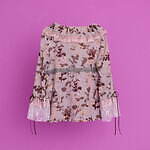 ピンクハウスポッシュ×ルルムウ“1点もの”ウェア、たっぷりリボンのトップスや花柄フリルワンピなど｜写真14