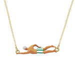 アリータ25年春夏メンズジュエリー、“スイマー＆ゴーグル”モチーフのエナメルネックレス｜写真2