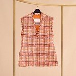 “ブルーベリーのポンポン”を配したツイードドレスなどフルーツ着想ウェア、トゥモローランドで｜写真18