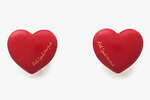 ケイト・スペード25年バレンタインジュエリー、“ぷっくり”ハートのピアス＆パドロック型ネックレス｜写真6