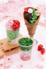 京都宇治総本家 辻利(TSUJIRI) 抹茶さくらソーダ｜写真2