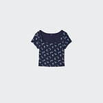 ユニクロ アンド プリンセス タム・タム25年春夏、リーフ柄ショートパンツやストライプパジャマ｜写真18