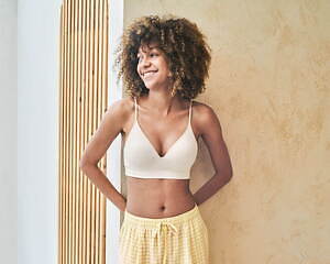 ユニクロ アンド プリンセス タム・タム25年春夏、リーフ柄ショートパンツやストライプパジャマ｜写真27