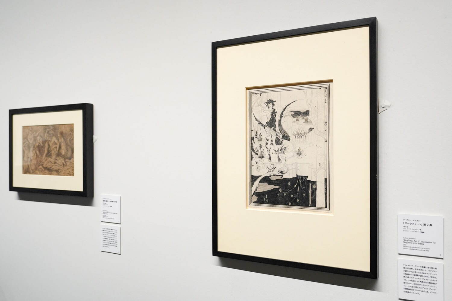 展覧会「異端の奇才——ビアズリー」展示風景 三菱一号館美術館 2025年