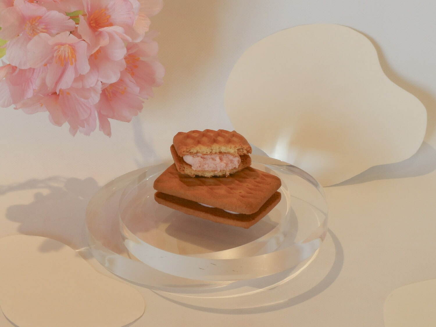 名古屋銘菓「生しるこサンド桜」が春限定で、しっとり食感ビスケット×“桜香る”クリームをサンド｜写真2