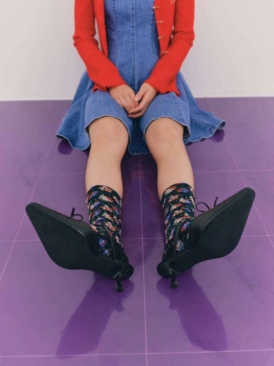 リリー ブラウン×アナ スイ初コラボウェア、花柄シアーワンピース＆バタフライモチーフのカーディガン｜写真9
