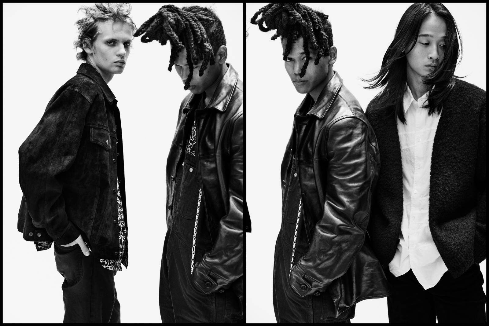 ワイズフォーメン×マシスの初コラボメンズウェア、ホースレザーのカーコートや縮絨セットアップ｜写真8