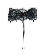 アンダーカバー“ビーズ煌めく”繊細レースのアイマスク、ヘアバンドとして使用OK｜写真4