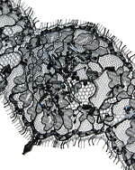 アンダーカバー“ビーズ煌めく”繊細レースのアイマスク、ヘアバンドとして使用OK｜写真6