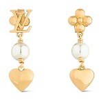 ルイ・ヴィトン“ハートチャーム”ジュエリー、パールネックレス＆ジルコン輝くピアス｜写真6