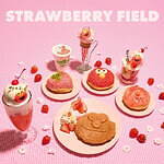 セサミストリートマーケット25年春限定「いちごスイーツ」エルモチョコが乗るパフェや苺型ドーナツ｜写真1