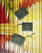 プラダ“ヴィンテージ風”レディース革財布、三つ折りやカードケースにグリーンやベージュの新色｜写真6