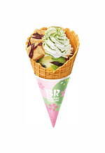 サーティワン“まるであんみつ”宇治抹茶アイス、フルーツ果肉や寒天風ゼリー入り｜写真13