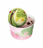 サーティワン“まるであんみつ”宇治抹茶アイス、フルーツ果肉や寒天風ゼリー入り｜写真5