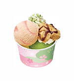 サーティワン“まるであんみつ”宇治抹茶アイス、フルーツ果肉や寒天風ゼリー入り｜写真12