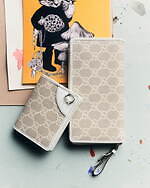 グッチからヒグチユウコの猫チャーム、パステルカラーの“GGキャンバス”財布やレザーグッズも｜写真9