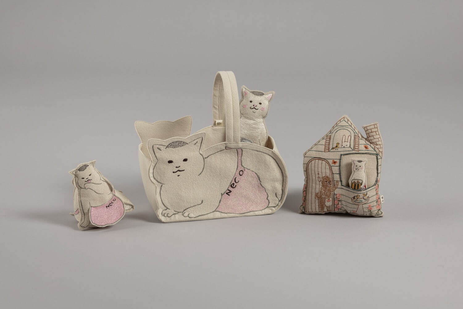 漫画「きょうの猫村さん」×NY発刺繡ブランドのコラボ雑貨、猫村 漫画「きょうの猫村さん」×NY発刺繡ブランドのコラボ雑貨、猫村