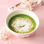 アフタヌーンティー・ティールームの春メニュー、“苺とさくら”のスコーンケーキ＆桜香る抹茶ミルクティー｜写真12