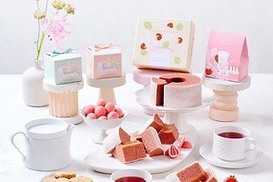 キハチ×リサ・ラーソン春限定スイーツ、甘酸っぱい苺のバームクーヘンや“紅茶香る”クッキーボックス