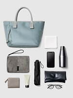 土屋鞄のナイロントートバッグ、"ツヤ感"シナモンブラウンやクラウドブルーなど全3色で｜写真7