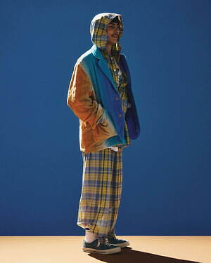 ファセッタズム×今治タオル、“ふんわりブランケット生地”のジャケットをグラデカラーで｜写真9