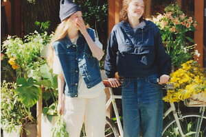 ビームス ボーイ×オアスロウ、“おてんば娘”テーマのデニムベスト＆ペンキ飛び散りTシャツ