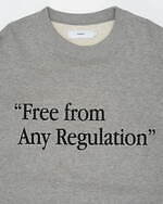 ループウィラー×グラフペーパーのスウェット、染色グラフィック＆ふんわり生地で｜写真3