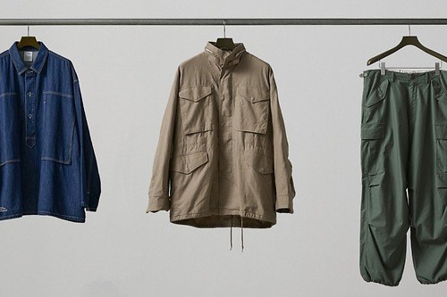 フレッシュサービス、“ヴィンテージミリタリー”×機能性のフィールドジャケットやデニムシャツ